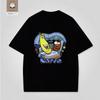 Very Funny Animated Larva Print Fashion Funny Tshirt Unisex Casual Top Springsummer Round Neck Short Sleeve Cotton Tshirt