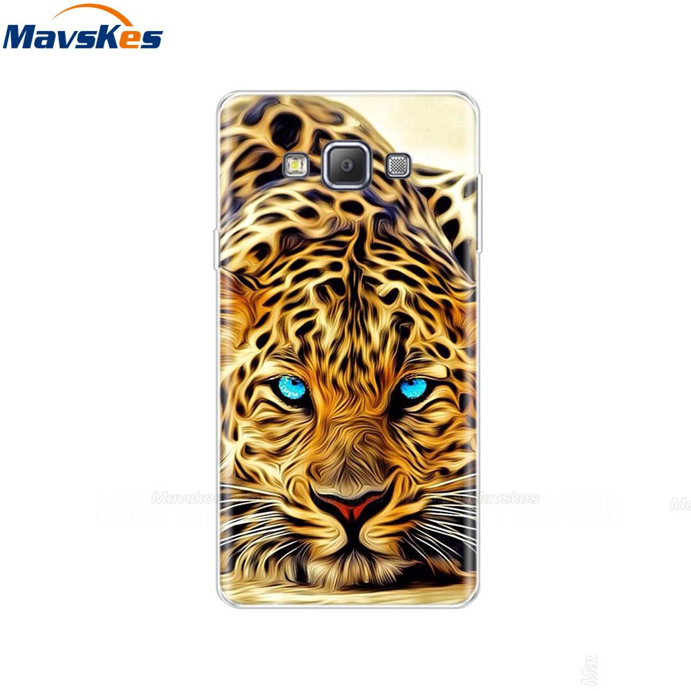 Силиконовый чехол для телефона Samsung Galaxy A3 2015 Цветок Кошка A300 Мягкая ТПУ задняя крышка для Samsung A3 2015 A300H A3000 SM-A300F pop