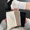 Женские мешковатые носки до середины икры из чистого хлопка в японском стиле: Мягкий, Дышащий, Противоскатывающийся, Универсальный
