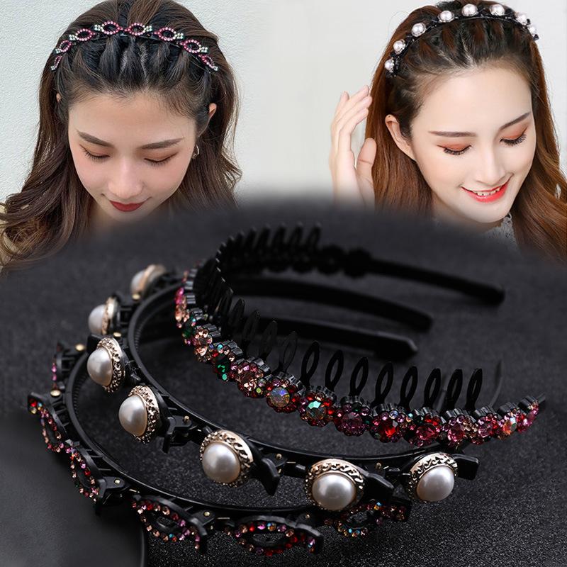 Повязка на голову для женщин с челкой, заколки для волос, ободки, инструменты для волос, ленты