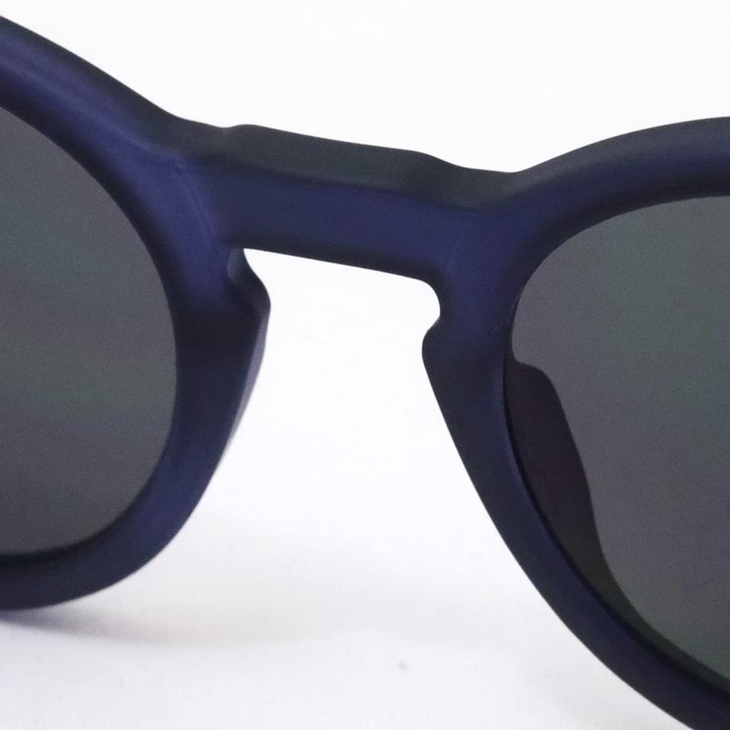 Солнцезащитные очки Круглые [Ijipiji] #M (Ночной синий/Серый)