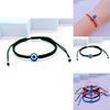 Trendy European And American Handmade Bracelet With Adjustable Evil Eye Design Perfect Gift For Couples