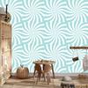 Hippie Wallpaper Background Celadon and White for Living Room and Bedroom 50x1000