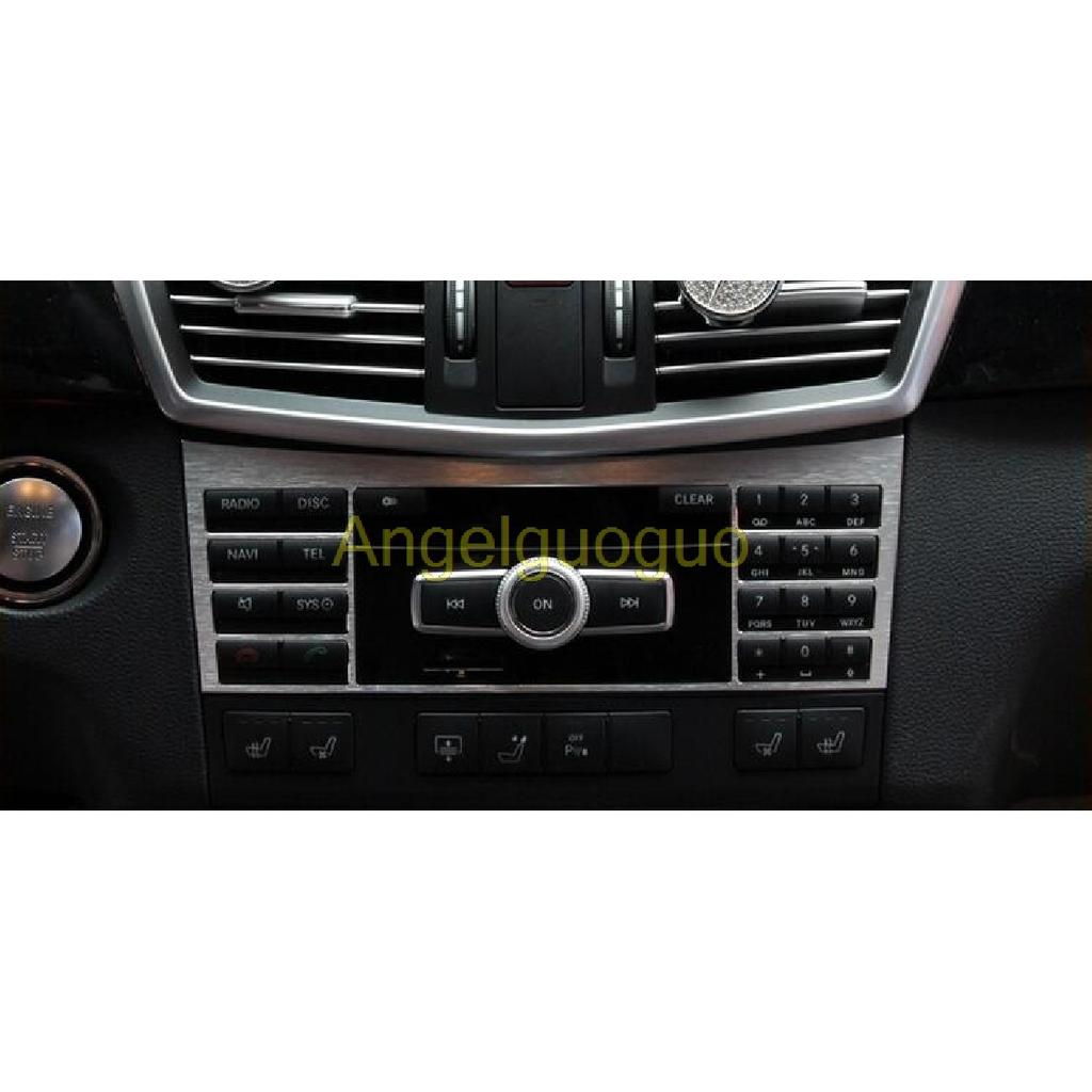 Angelguoguo Автомобильный стиль для Mercedes Benz E Class W212 2009-2015 Центральная консоль CD рамка панели управления кондиционером