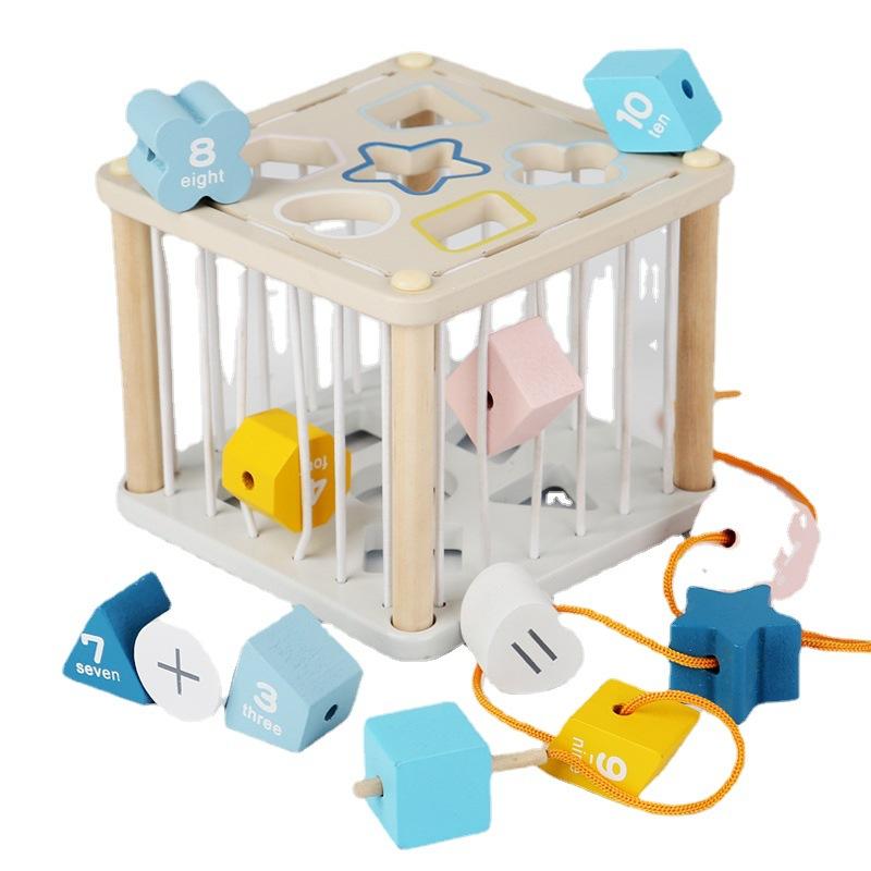 Baby Benefit Intelligence Early Education Shape Sesele Baby Hand-Eye Coordination Training Children's Cognitive Enlightenment Wooden Toys
