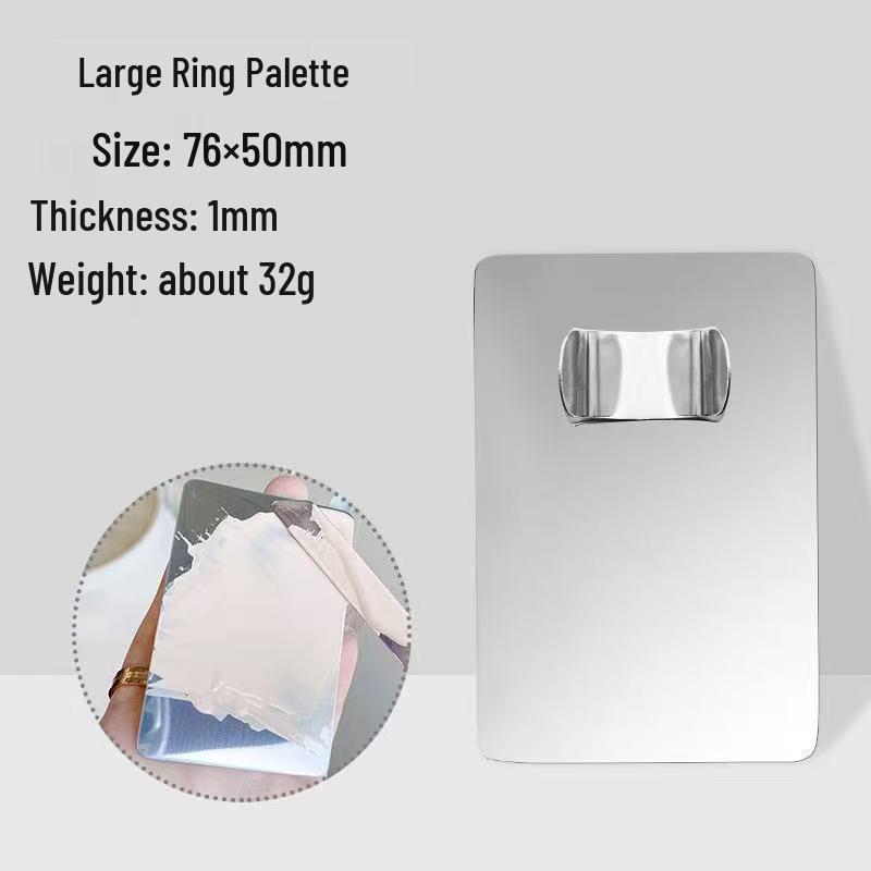 Палитра для смешивания макияжа из нержавеющей стали для тональной основы и помады