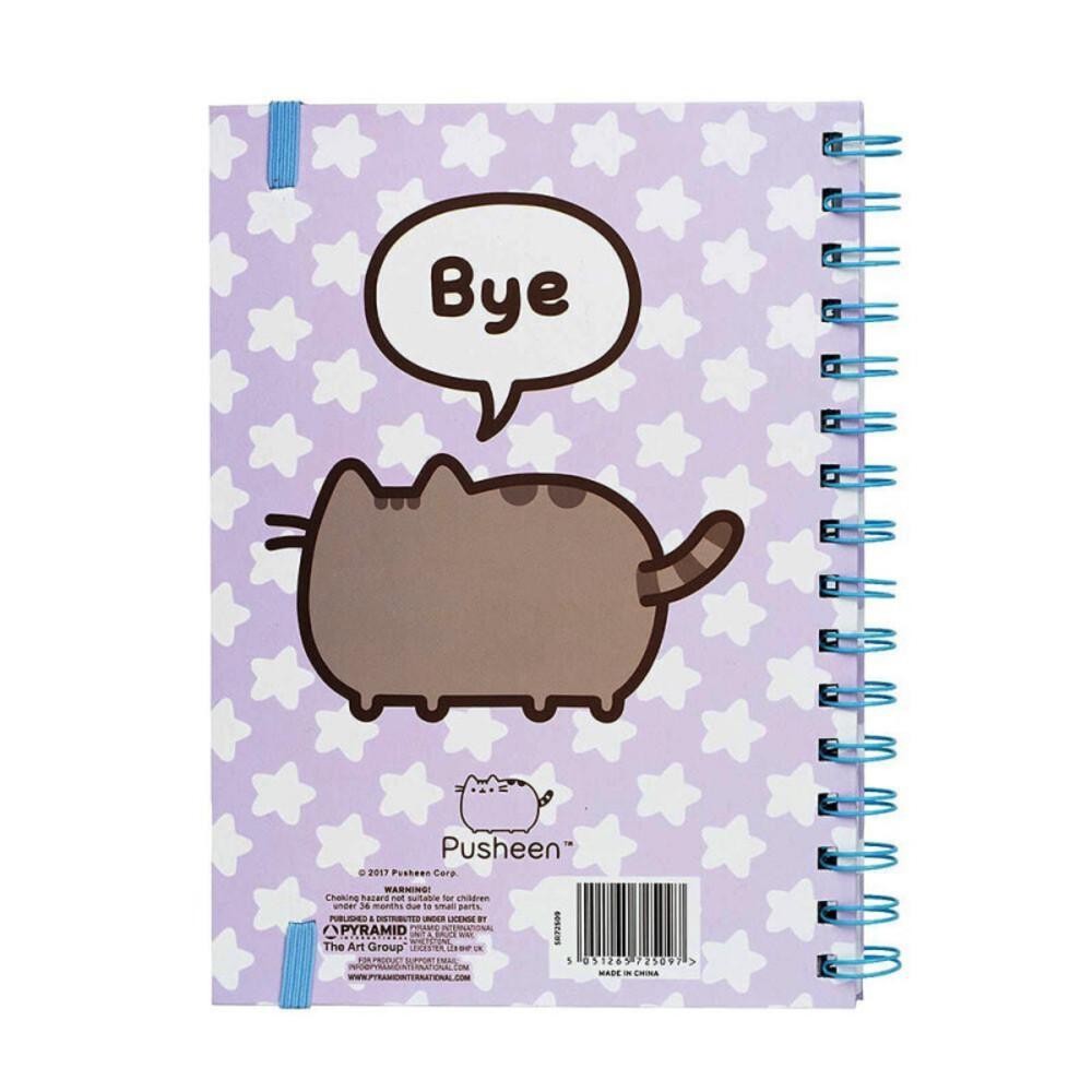 Pusheen Блокнот Say Hi A5 в проводном переплете