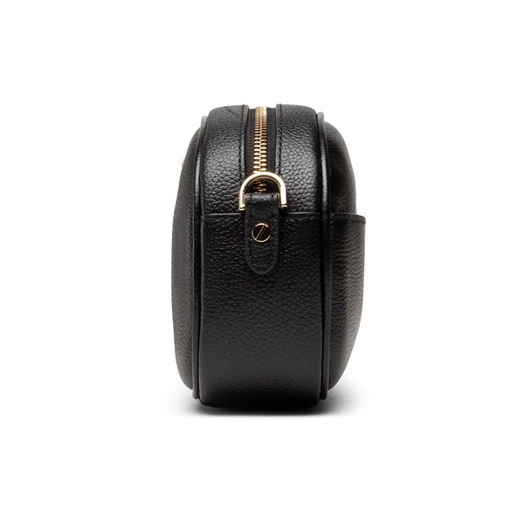 Michael Kors Jet Set Charm Однотонная Модная Сумка-Фотоаппарат Женская Сумка на Плечо Черная 32S1GT9C0L-001