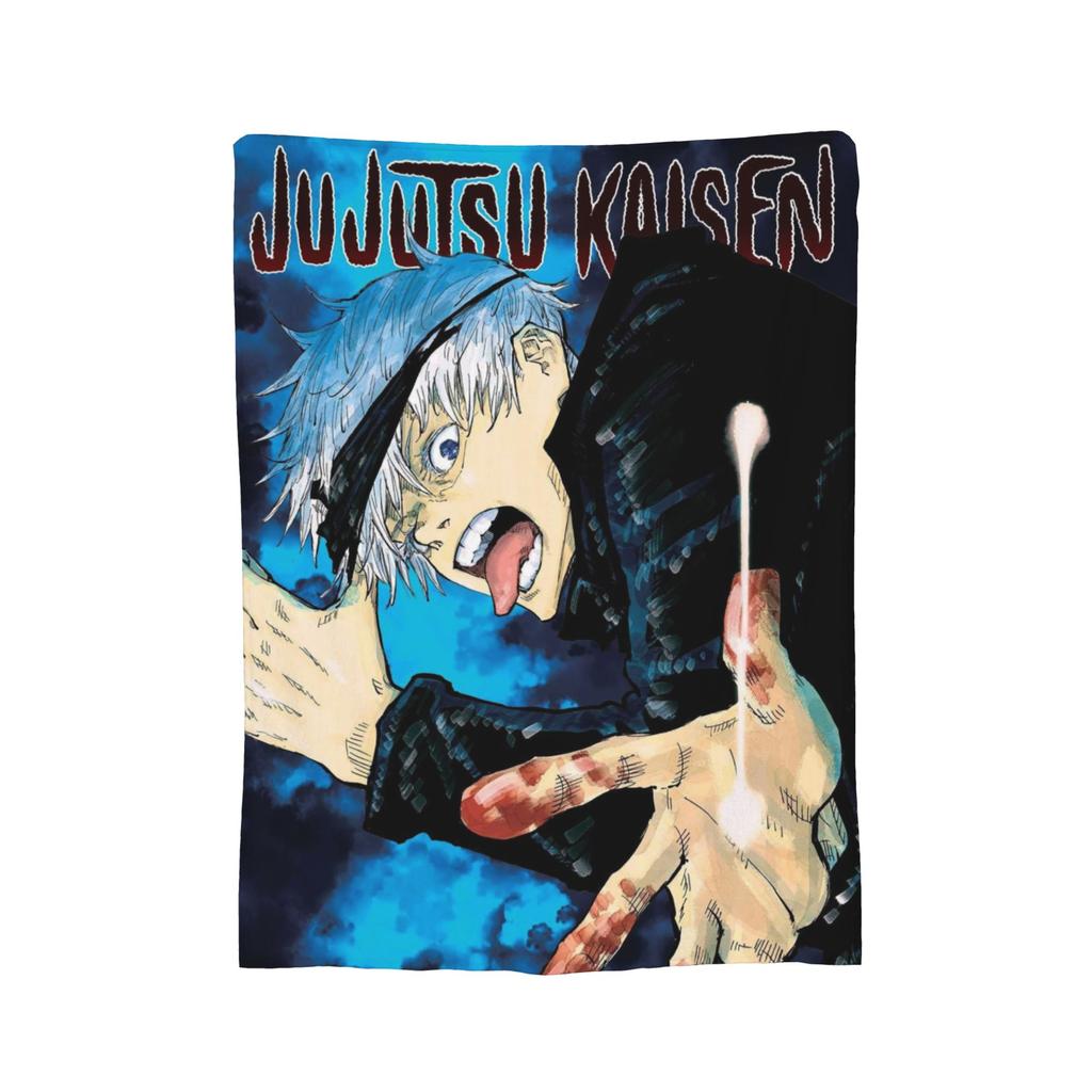 Jujutsu Kaisen Blankets Fleece Summer Air Conditioning Multi-function Lightweight Thin Throw Blanket Bedding Throws