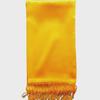 "Yellow Scarf with Family Clan Prints for Ancestors Worship and Festival Celebrations"