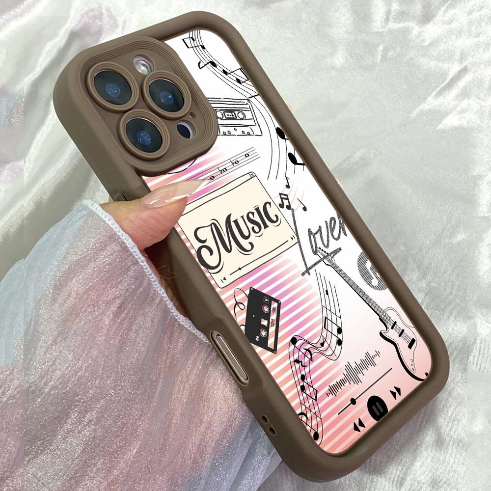 JT361 MUSIC LOVERS для iPhone 17 16 15 14 13 Pro Max Samsung S26 S25 Ultra A17 A07 A56 A16 A15 A14 A13 Xiaomi 15T Redmi 15c Note 14 13 12 Мягкий чехол