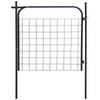 Day and Night - Day and Night Garden Fence Gate 100x100 Cm Anthracite Gray