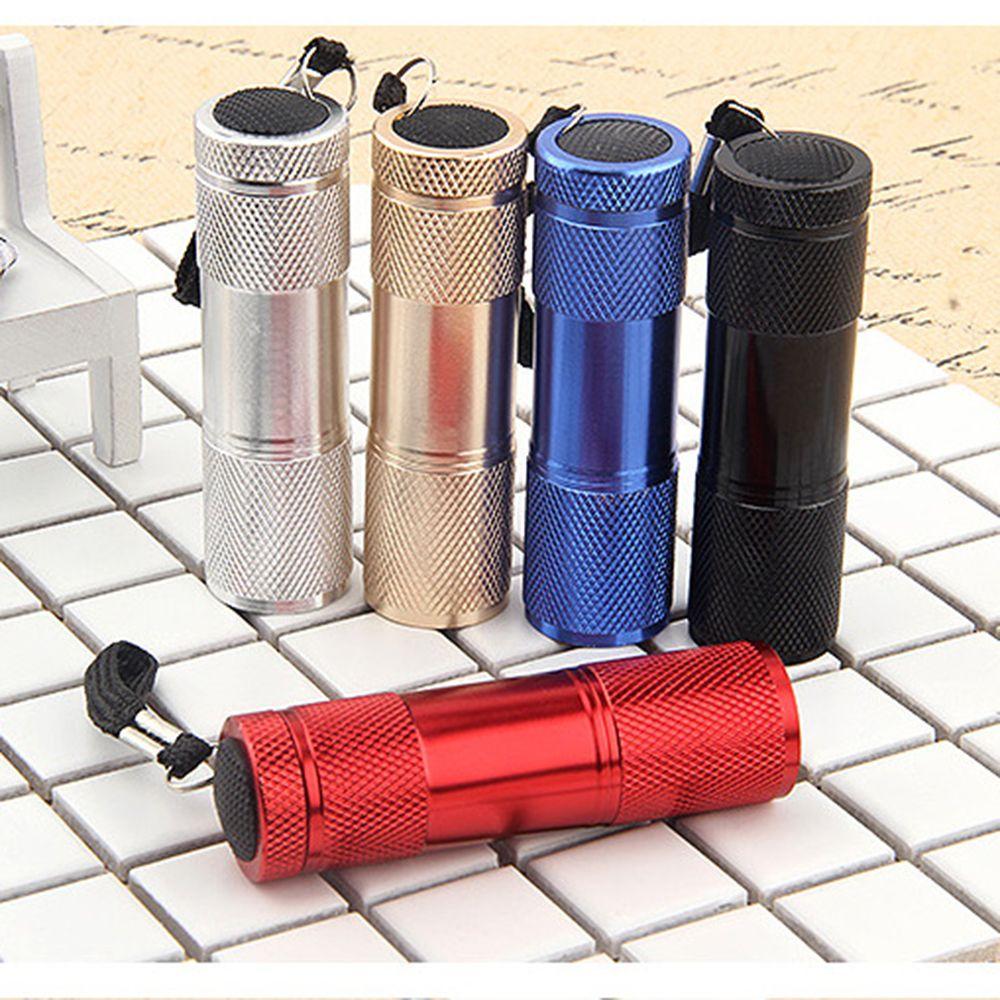 Водонепроницаемый свет обнаружения 395 нм ультрафиолетовый УФ-фонарик фиолетовый свет 9 светодиодов фонарик