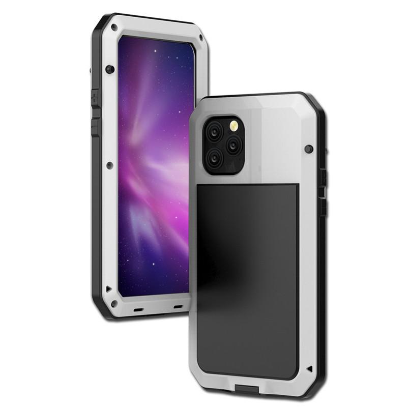 Бронированный металлический алюминиевый чехол для телефона IPhone 14 13 12 11 Pro XS MAX XR X 7 8 6 6S Plus SE, полный защитный бампер, противоударный чехол