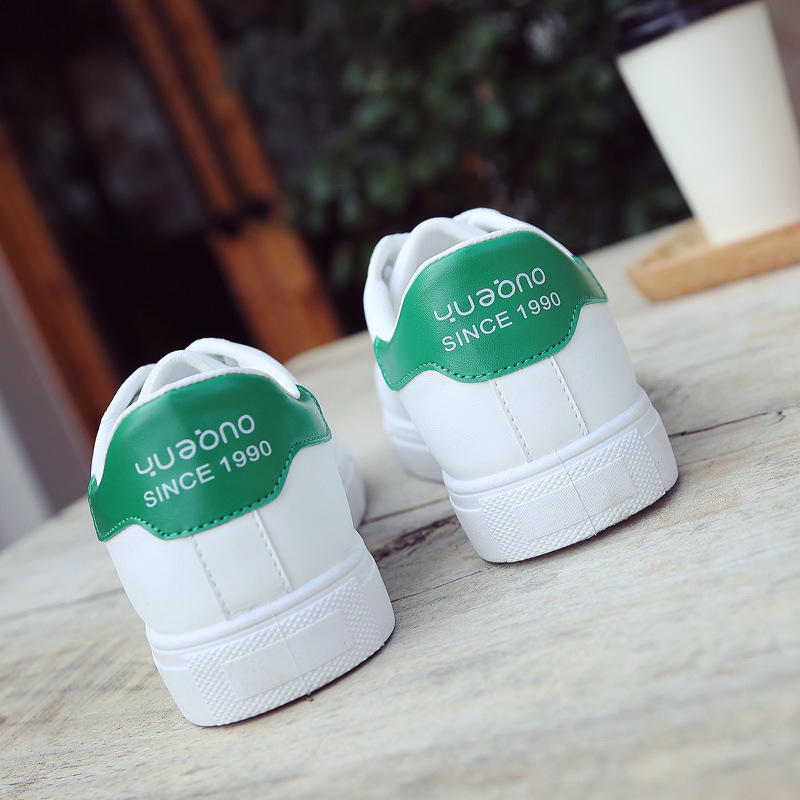 Летние белые туфли для студенток, на шнуровке, для занятий бордингом, на плоской подошве, для спорта, повседневная женская обувь 6608