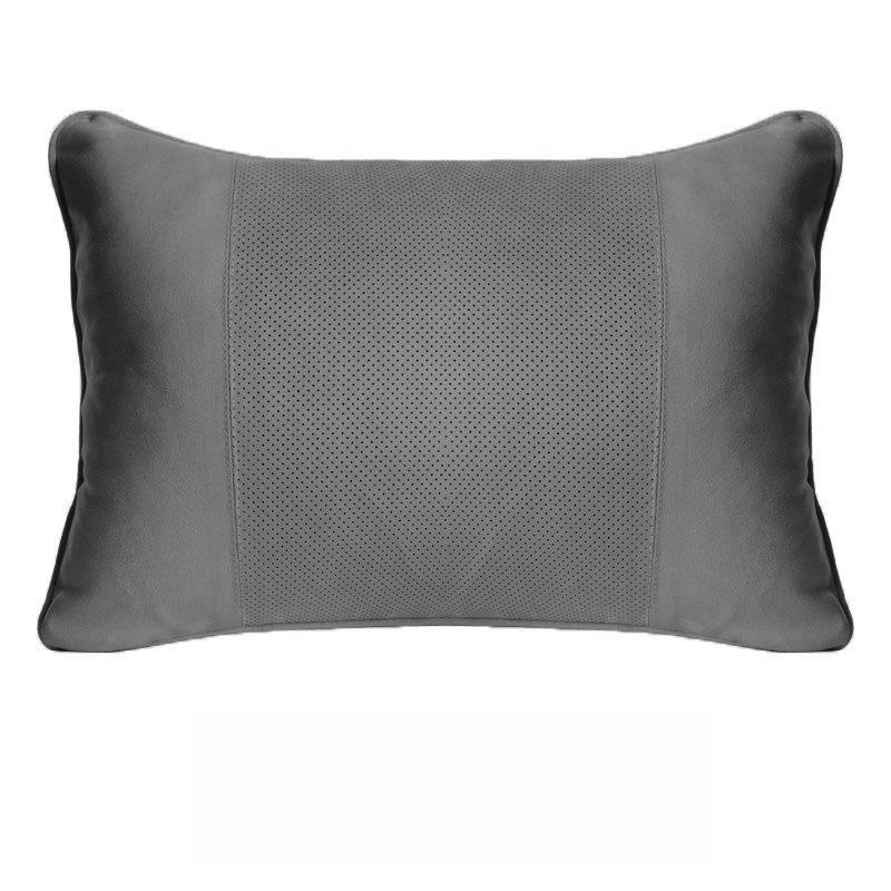 Suede Dupont Cotton Neck and Waist Support Pillow for Tesla and Mercedes-Benz S-Class Maybach