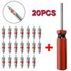 Multipurpose Valve Core Set Tire Valve Core Tool Valve Core Removal Tool Compact Tire Repair Kit Tire Removal Tool for Daily
