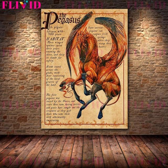 Глубоководная сигнализация и записки русалки Ретро настенная живопись на холсте Половина человека Ипподром и лесной эльф полевой плакат с заметками