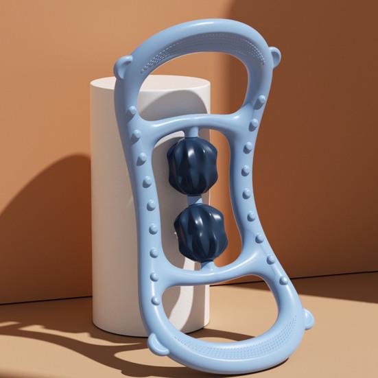 1/2 шт. Кольцо для йоги с массажным роликом, портативное кольцо для пилатеса, фитнес-кольцо, растяжка мышц, массажный круг для упражнений, домашний спортзал, тренировка