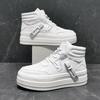 Мужские кроссовки с высоким верхом повседневная обувь модная трендовая обувь магазин мужской одежды толстая подошва увеличивает рост толстая подошва трясти быстро жить Вэньчжоу обувь