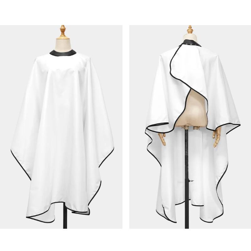 Professional Waterproof Salon Cape Silicone Snap Neck Extra Large Hairdressing Smock for Haircut Hair Treatment Styling Tool