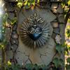 Gothic Sacred Heart Wall Plaque Statue Resin Gothic Wall Art Catholic Wall Hanging For Church Religious Home Decor Gifts
