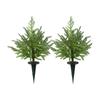 2 шт. Искусственное и шаровидное дерево, вставка в грунт, зеленое растение, искусственное дерево