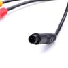 Car Reverse Backup Camera 4-Pin Male To Female Connector For BMW RCA CVBS Wire Signal Power Adapter Harness 1Pc