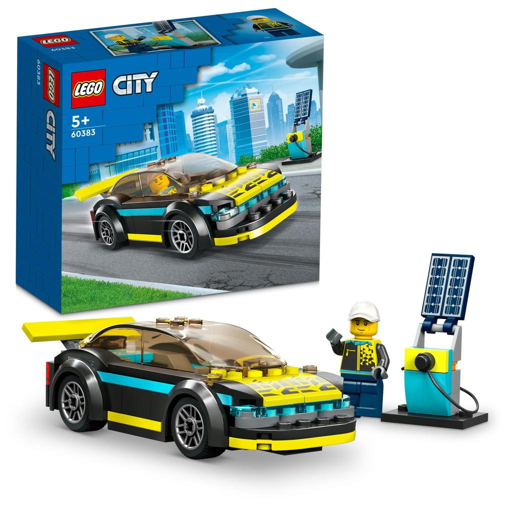 LEGO Городской электрический спортивный автомобиль игрушка подарок на день рождения блок образовательный рождественский мальчики девочки дети 5 лет 6 лет 7 лет 8 лет