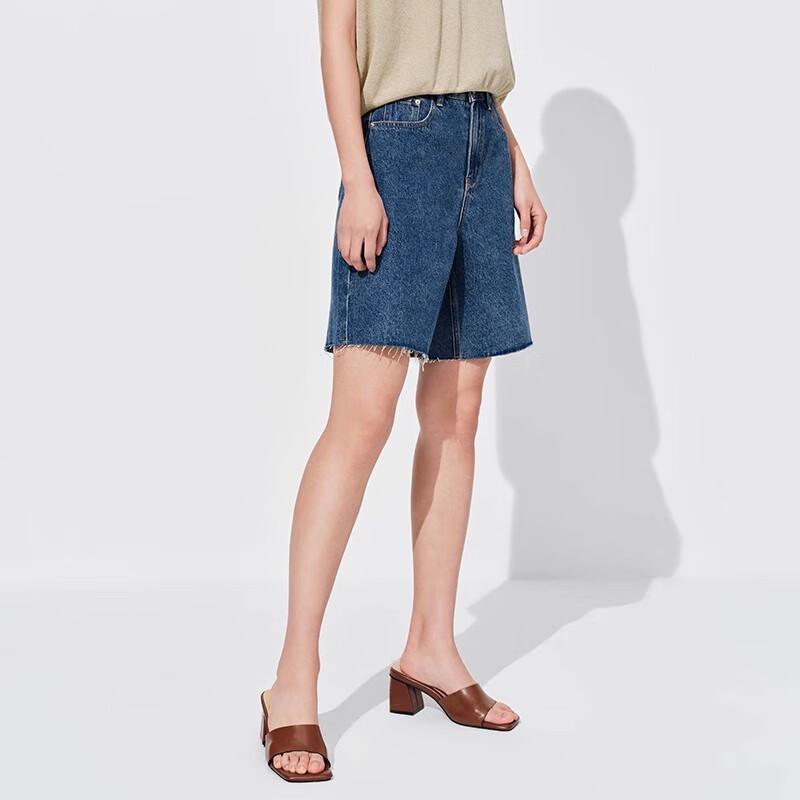 Sweet Basil Women's Short Denim Jeans