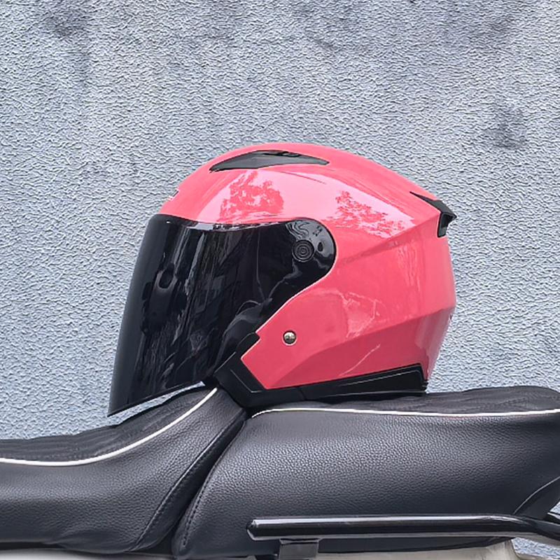 Шлем мотоциклетный открытый capacete para motocicleta cascos para moto гоночный мотоциклетный винтажный шлем с двойным визором JK-512