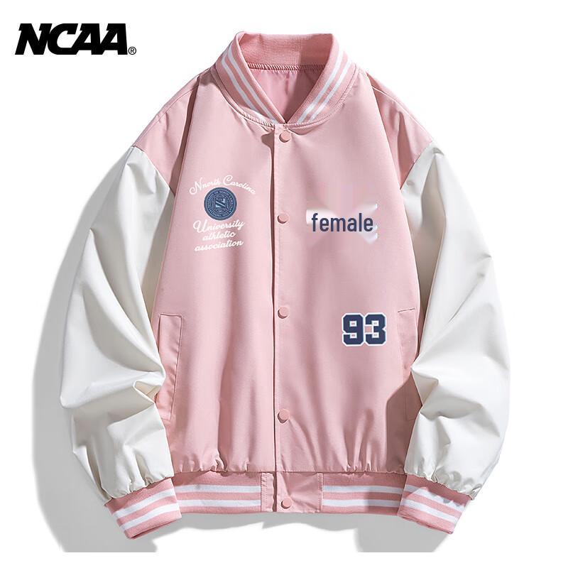NCAA Logo Print Varsity Jacket