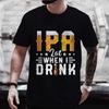 Мужские футболки I PA Lot When I Drink Graphic Y2k Clothing Beer Lover Party Streetwear Casual Short Sleeve T Shirts Oversize