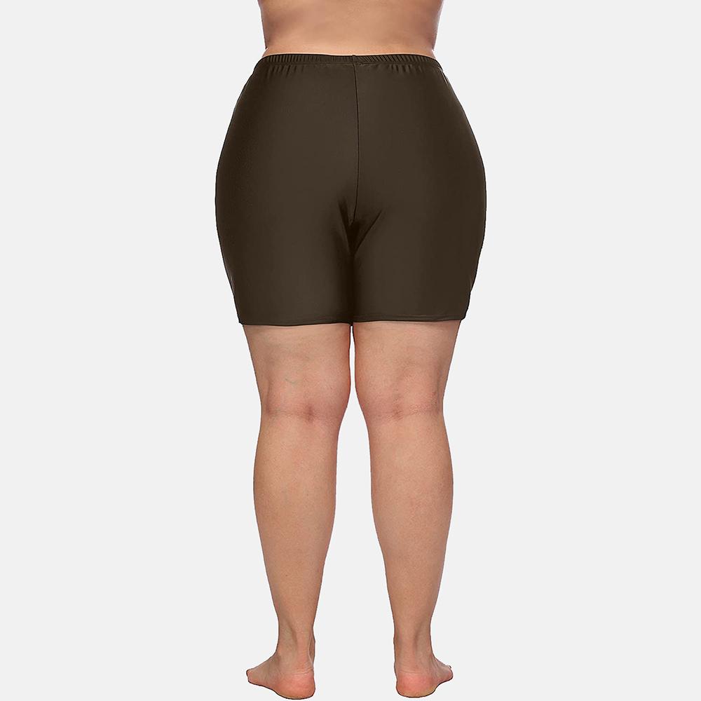 Charmleaks Женские плавки больших размеров с однотонным дном и высокой талией