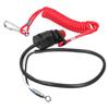 Universal Boat Outboard Engine Motor Kill Stop Switch With Safety Tether Lanyard Kit