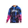 Jordan Мужские спортивные пуловеры с капюшоном Tie-Dye, средне-синие DJ0227-432