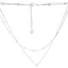 Silver Necklace with Cubic Zirkonia (2102625)