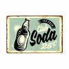 Cold Beer Rhum Vintage Metal Sign Tin Decor Plaque Decor Pub Cafe Brewery Wine Rum Wall Art Posters Metal Signs Decorative Plate