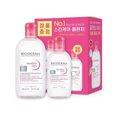 Bioderma Sensibio H20 500мл+250мл, 1 Известная корейская косметика, популярные продукты