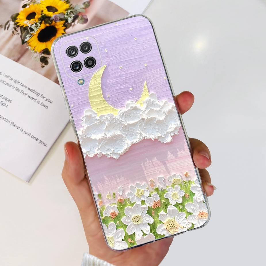 Чехол для Samsung Galaxy A22 A22 A42 5G Милый Расписной Чехол Прозрачный Силиконовый Чехол для Телефона Для Samsung A22 A 22 Galaxy A42 5G Мягкие Чехлы