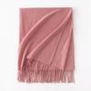 Cashmere Feel Scarf Autumn and Winter Korean Imitation Cashmere Girls High End Shawl Warm Scarf