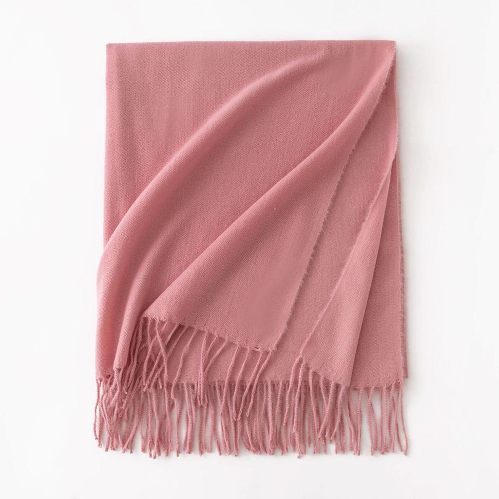 Cashmere Feel Scarf Autumn and Winter Korean Imitation Cashmere Girls High End Shawl Warm Scarf