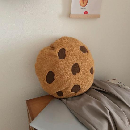 Креативная декоративная подушка в форме печенья, мягкая удобная плюшевая милая подушка для дивана, подушка для пола, декор комнаты