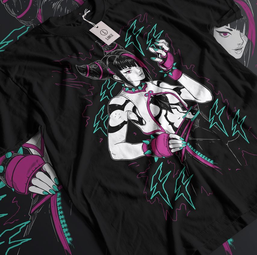 Juri Essential TShirt Street Fighter Anime Exclusive Unisex Shirt All Size