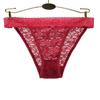Womens Underwear Sexy Full Lace Briefs Low Waisted Floral Ladies Knickers Lingerie 6 Pcs/set