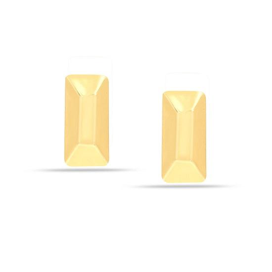 LeCalla Серьги-гвоздики в форме пирамиды из стерлингового серебра 18 карат с покрытием из стерлингового серебра 925 пробы для женщин-подростков