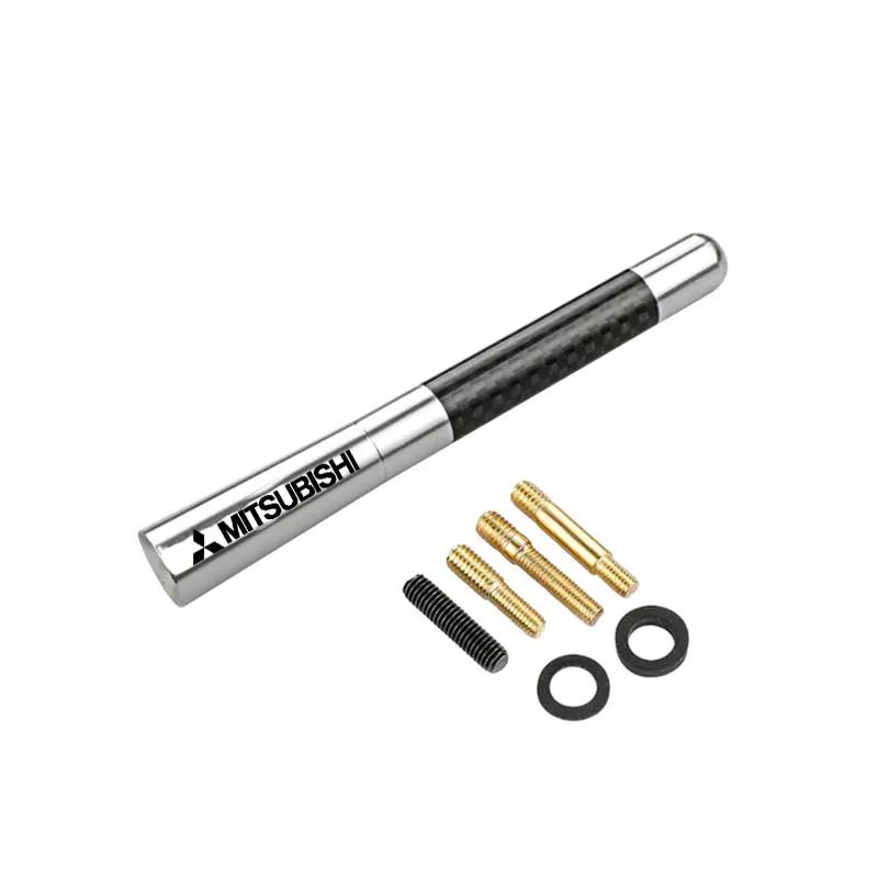 8/12CM Car Roof Radio Antenna for Mitsubishi Ralliart Lancer ASX Pajero Outlander Eclipse Carbon Fiber Signal Aerial Sticker
