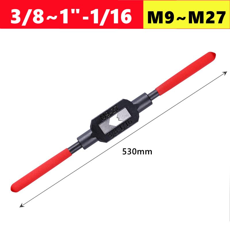 1 шт. Американский ручной вороток для метчиков 1/16, 1/8, 1/4, 1/2, 3/4, 1 "-5/16, ручной вороток для нарезания резьбы, аксессуары для метчиков