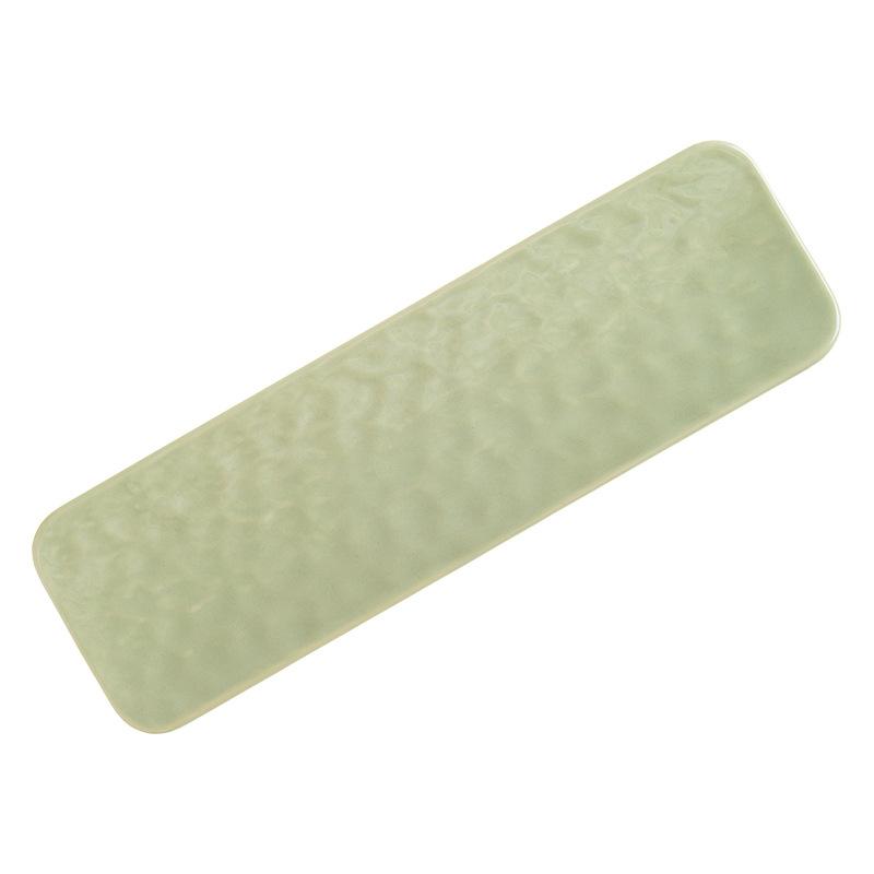 Керамическая тарелка с каменным узором, прямоугольная, термостойкая, суши, кухонный диск, тарелка для еды в ресторане отеля, десертный диск