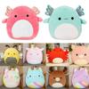 20cm Squishmallows Stuffed Toys Axolotl Teal Green Pink Anastasia Plush Plushie Doll Soft Squishmallow Pillow For